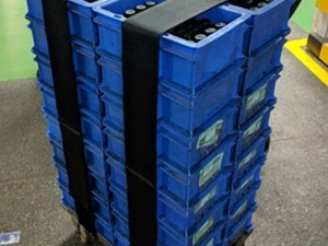 Pallet Straps - Palletization of Bins/Boxes
