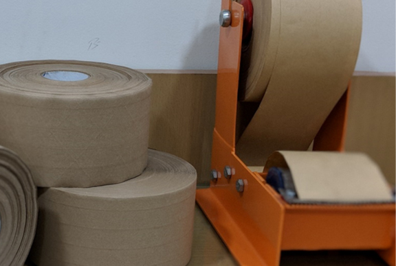 3Pcs Water Activated Tape, Eco-Friendly Brown