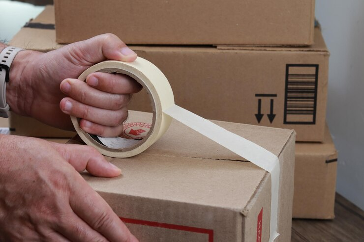 Paper tape for packaging